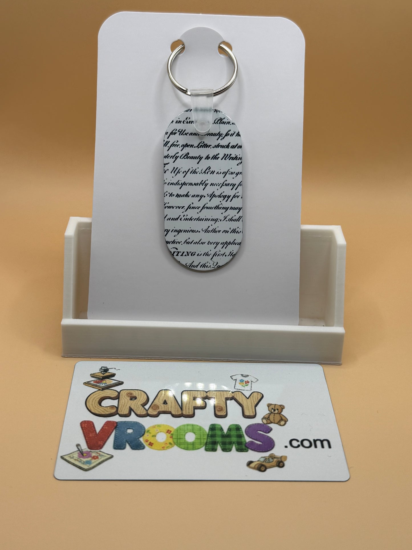 Oval keychain - Dark Academia Journal