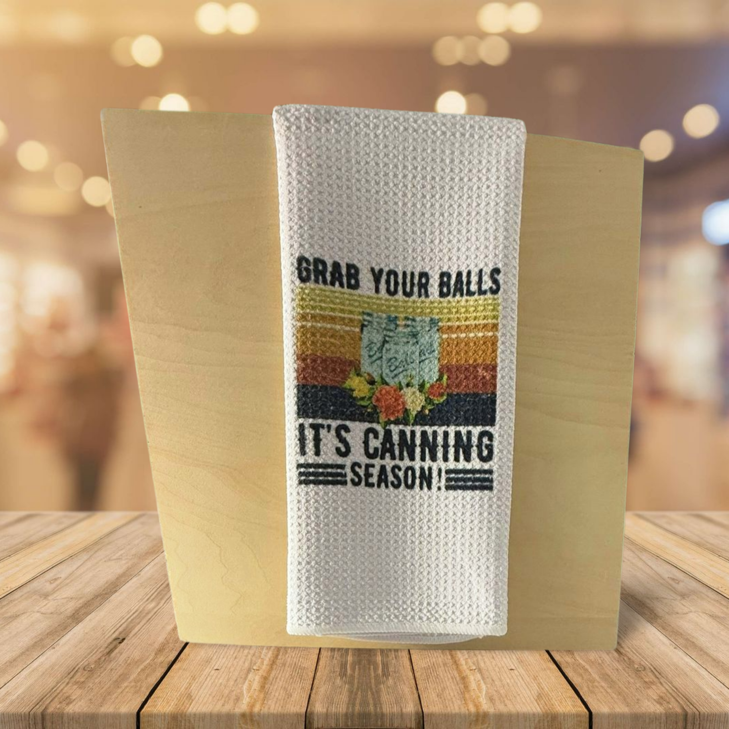 Canning season kitchen towel