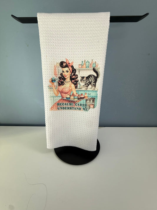 Carbs understand me Towels