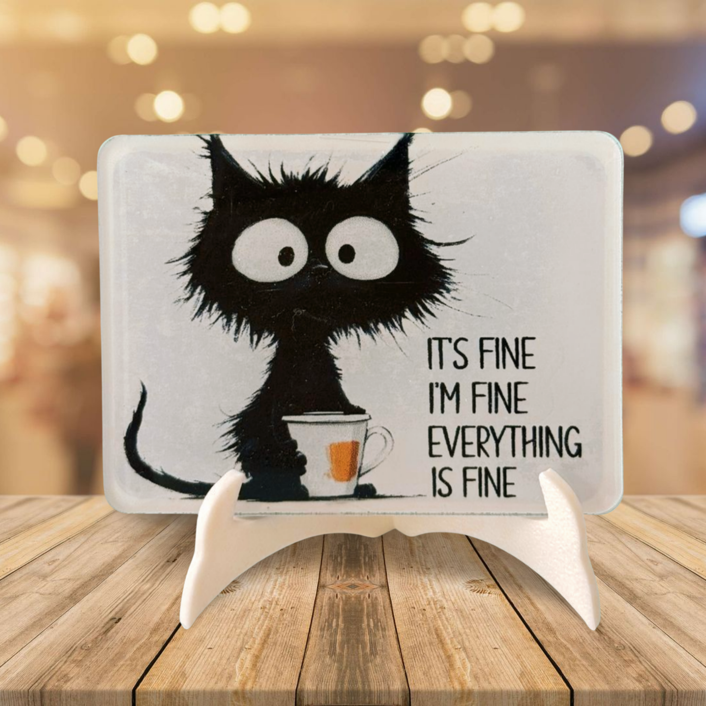I'm fine cat magnet 2 x 3
