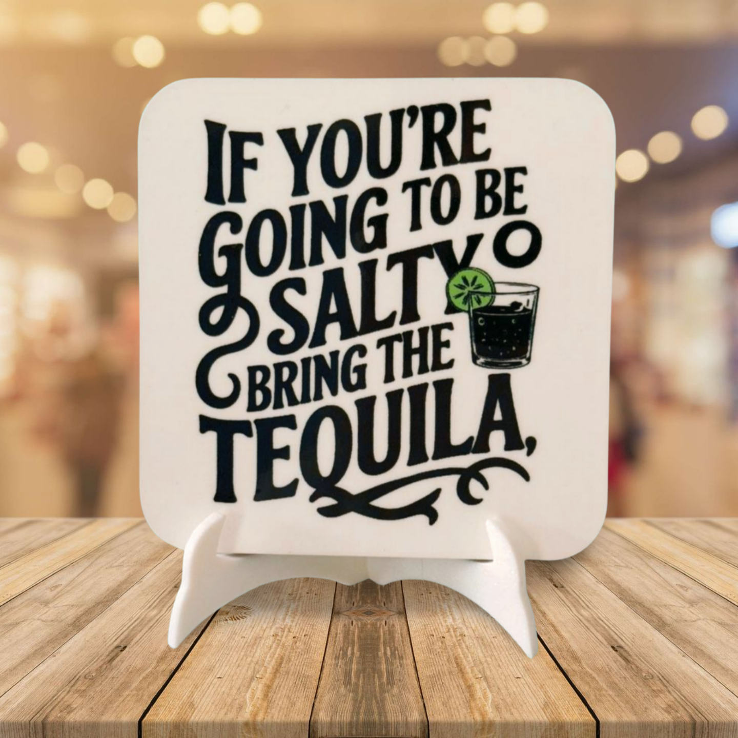 Salty tequila magnet 3 X 3