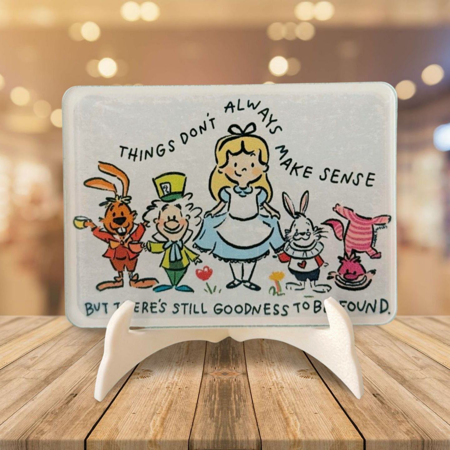 Alice themed magnet 2 x 3